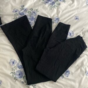 Set of 2: flare leggings and regular leggings